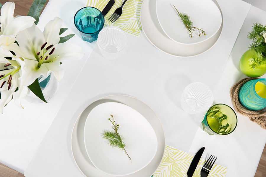 Mantel Air Soft 40x100cm Blanco, 400uds