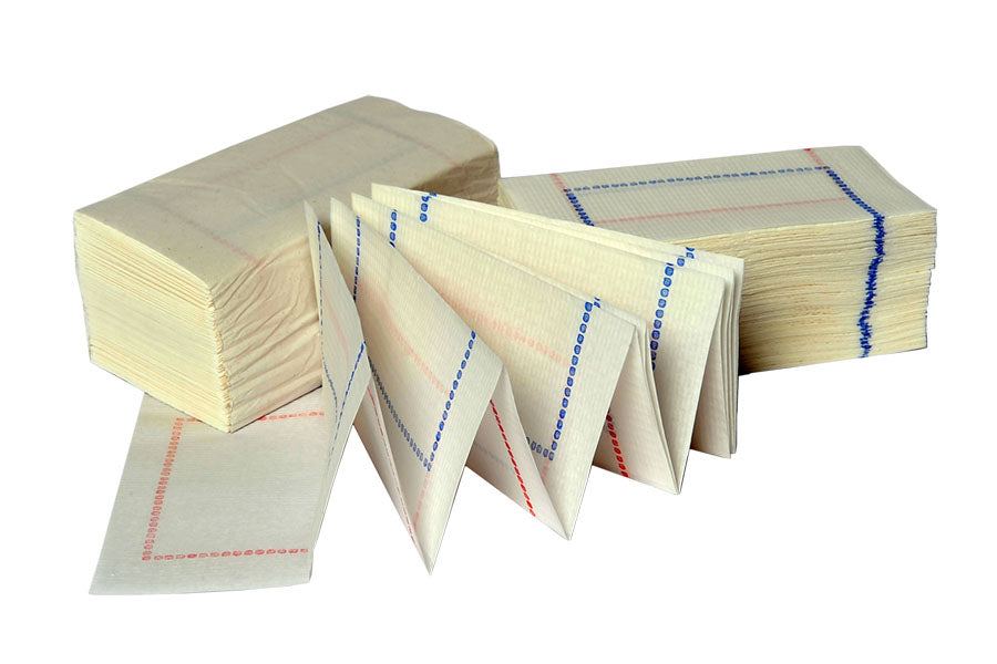 Servilleta Blanco Zig-Zag 14x14 300uds.