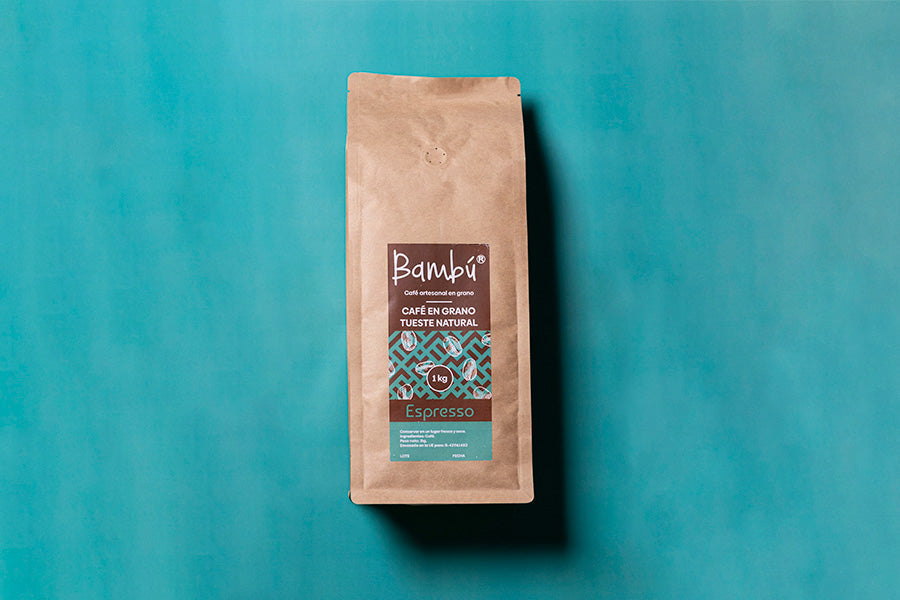 Cafe Bambu Espresso 1kg (Caja de 6 pack)