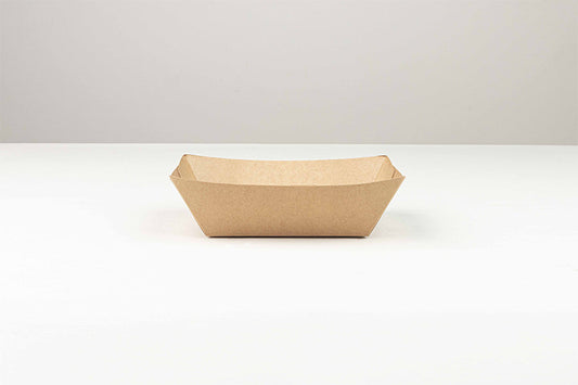 Barqueta Kraft Antigrasa 195x135x55mm (150u)