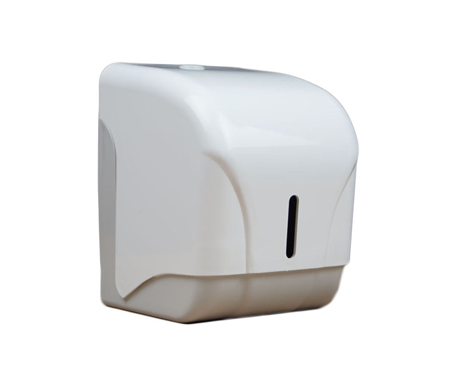 Disp. Papel Higienico Hoja-Hoja ABS Blanco