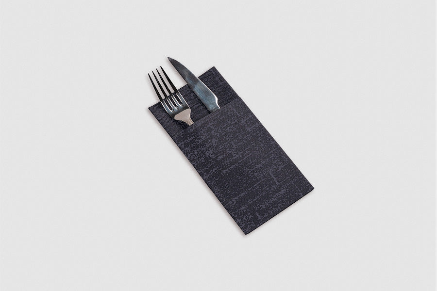 Kanguro Air Soft 40x40cm Negro Deco. Strauss Blanco, 480uds