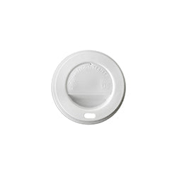 Tapa vaso papel 200cc blanca 50uds