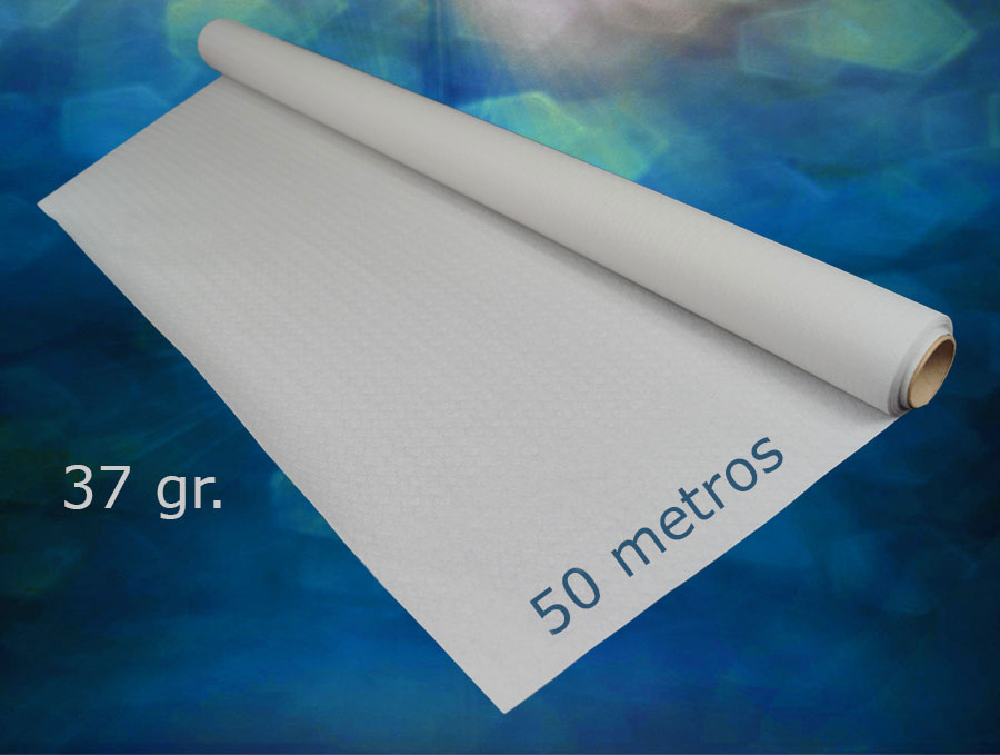 Rollo mantel papel Blanco 37gr. 1x50 10uds.