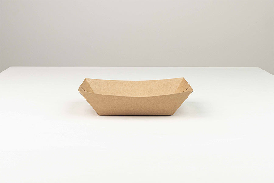 Barqueta Kraft Antigrasa 207x150x54mm (4pq x 150uds)