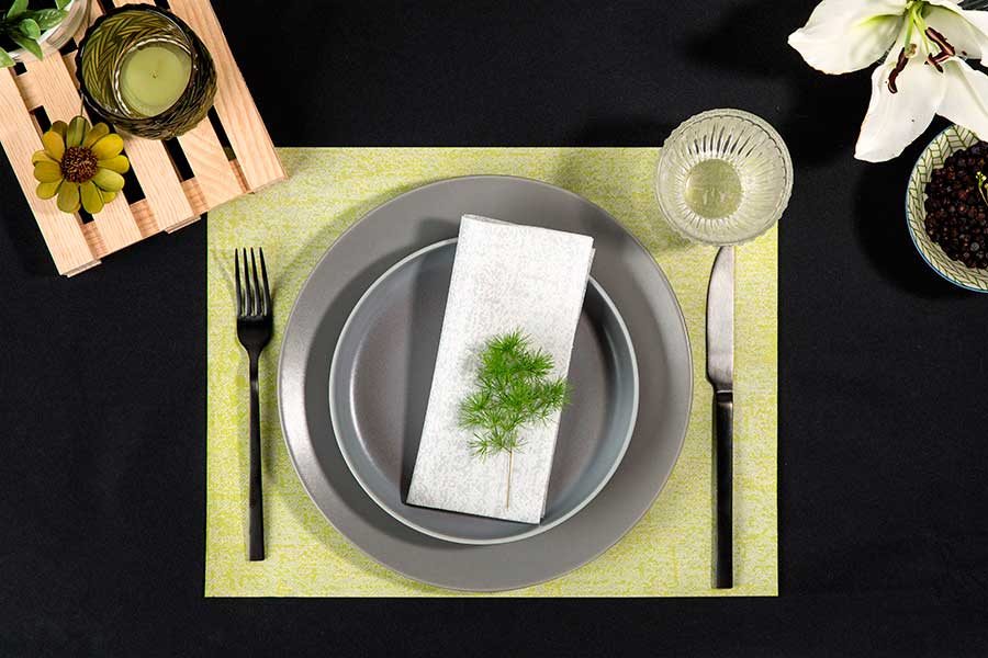 Mantel Air Soft 30x40cm Deco. Strauss Crema, 400ud