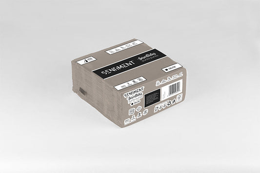 Servilleta Punta Punta 38x38cm Taupé, 40uds 24paq