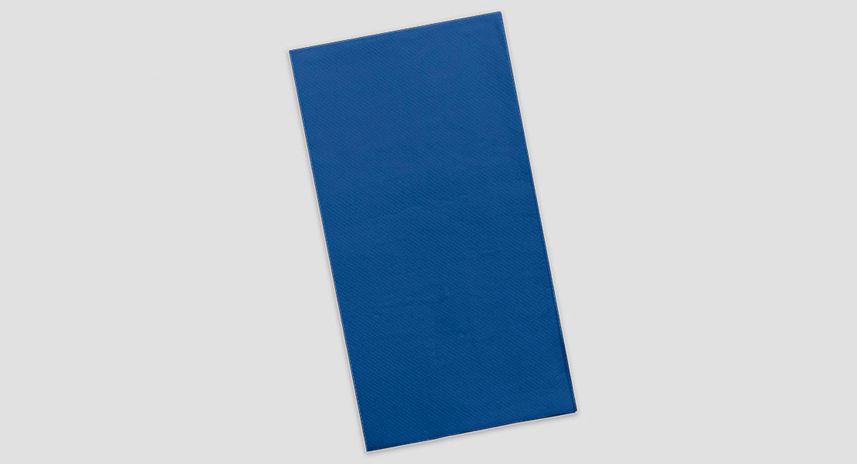 Servilleta 30x40 Punta-Punta 50ud Azul