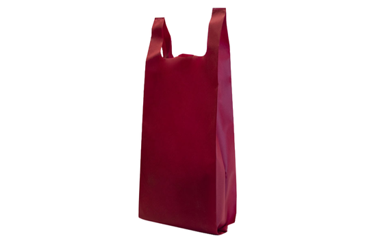Bolsa Camiseta Novotex 33+17x80cm 70gr Burdeos, 14