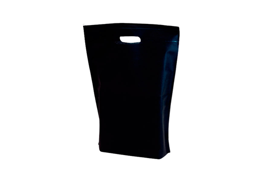 Bolsa Troquelada Novotex 30x40+10cm 50gr. Negro