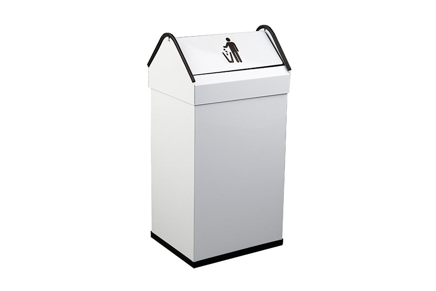 Papelera con cabezal basculante 40 litros Epoxi