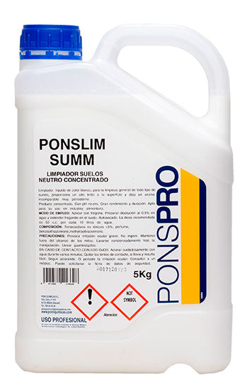 FREGASUELOS CONCENTRADO PONSLIM SUMM 5KG