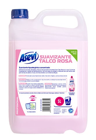 SUAVIZANTE CONCENTRADO TALCO ROSA 5Kg
