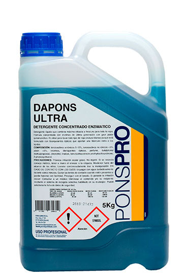 DETERGENTE PROFESIONAL DAPONS ULTRA ENZIMATICO 5Kg