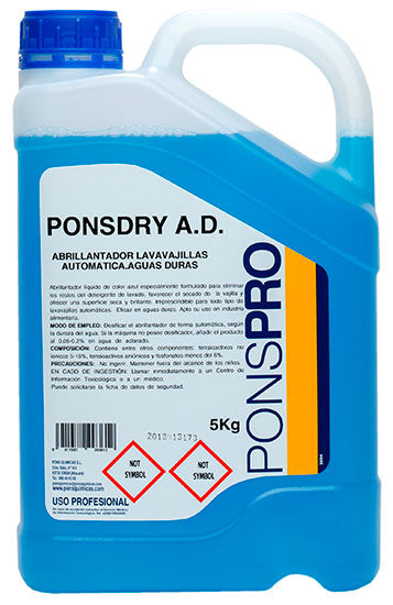 ABRILLANTADOR VAJILLA PONSDRY AD 5Kg