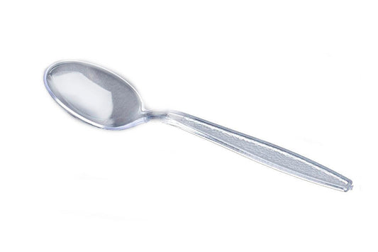 Cuchara apilable Transparente 25uds