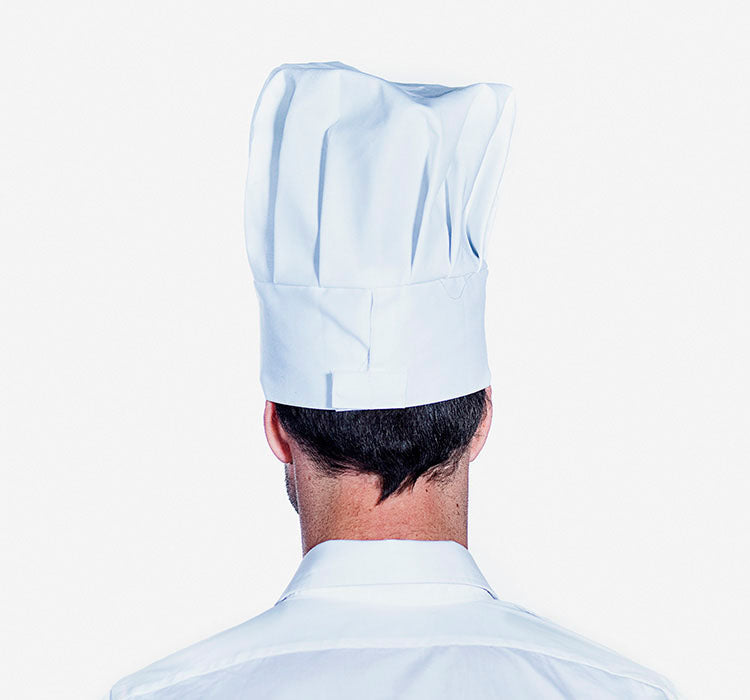 Roll Drap Gorro Cocina-Cheff Blanco
